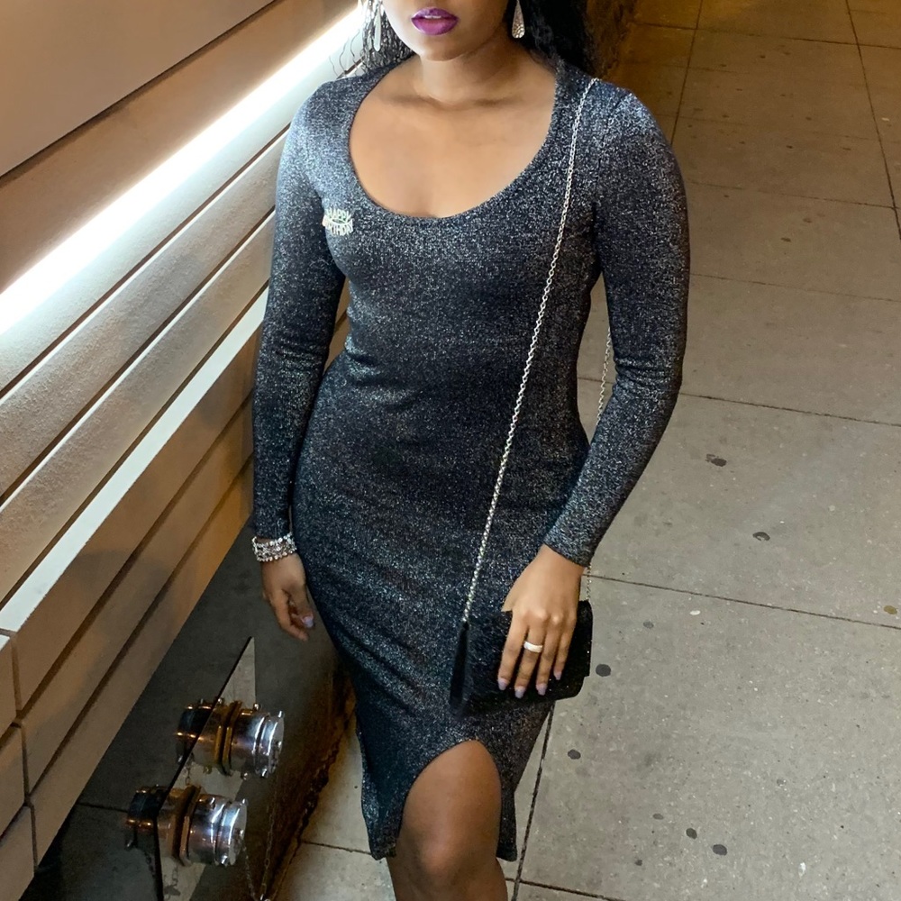 Sparkling black dress